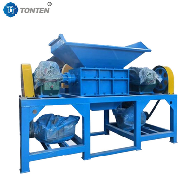 Lốp xe cũ Quần áo Shredder Rác thải nhựa Double Shaft Shredder