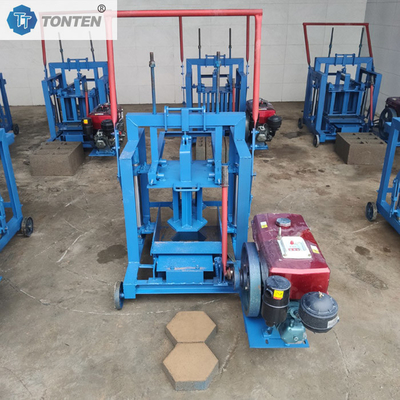 Máy làm gạch diesel rỗng đất đất sét gạch bùn máy bán