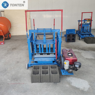 Máy chế tạo gạch diesel hiệu suất cao Máy chế tạo gạch rỗng bê tông