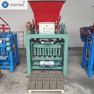 Máy đúc khối rỗng Máy làm gạch 8 lỗ