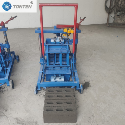 Loại đẩy trực tiếp Máy chế tạo gạch nhỏ hiệu quả cao Bối hình hình 2 gạch trong một khuôn
