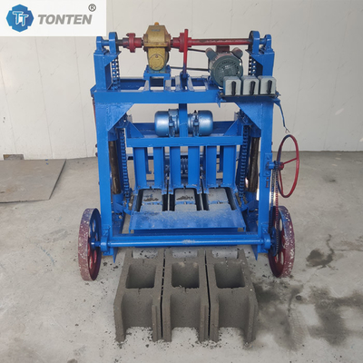 Máy làm gạch sàn nền tảng rung động Máy đúc khối di động