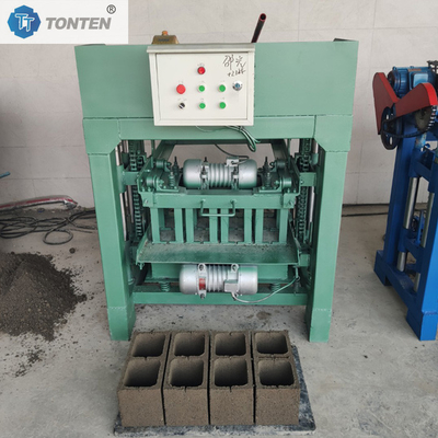 Nhà máy bán đơn giản hoạt động DF4-35B Brick Machine Hull Block Making Machine