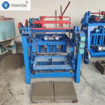 4-35A Máy đúc khối bán tự động Máy làm gạch xốp