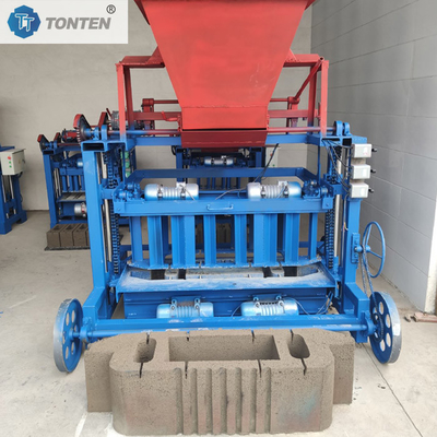 Máy làm khối bán tự động rỗng rỗng bê tông gạch xi măng