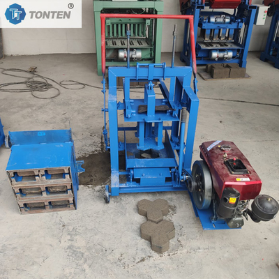 Thiết bị làm gạch diesel khối đất sét gạch làm gạch