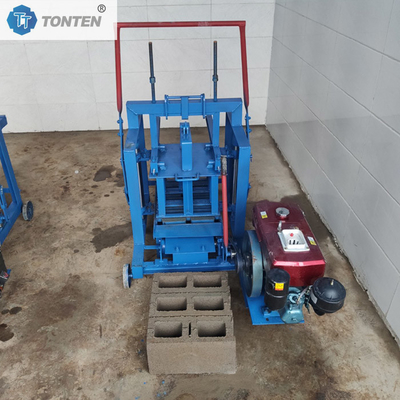 Tonten Thiết bị đóng gói mô hình nhỏ Cement Block Concrete Brick Making Machine