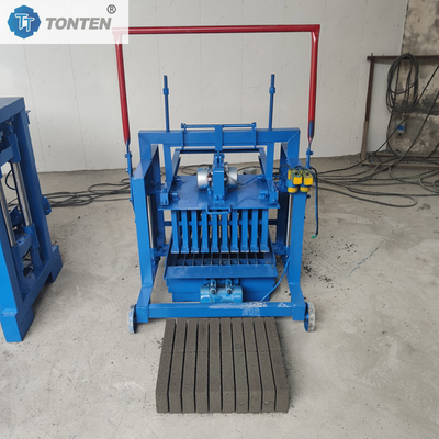 Tonten Thiết bị đóng gói mô hình nhỏ Cement Block Concrete Brick Making Machine