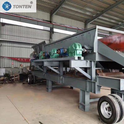 Máy phân tách đá đất và sỏi di động Máy phân tách màn hình đĩa