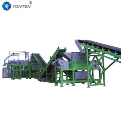 Máy tái chế lốp xe rác nhà máy sản xuất cao su bột máy