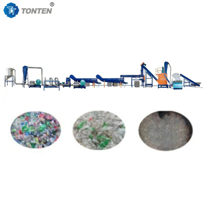 Nhà máy tái chế nhựa thải Máy tái chế nhựa mềm HDPE