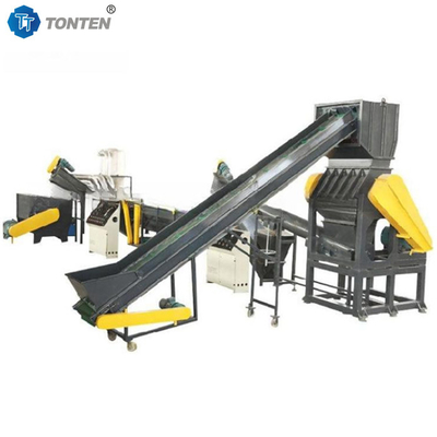 Nhà máy tái chế nhựa thải Máy tái chế nhựa mềm HDPE