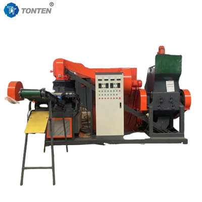 Máy tái chế sợi đồng phế liệu điện Sợi đồng Granulator Line