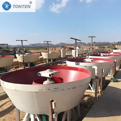 Máy nghiền vàng, máy nghiền bạc, máy phân ly trọng lực kẽm, máy nghiền chảo ướt