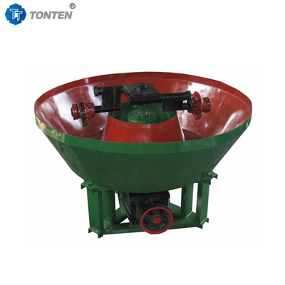 Máy nghiền vàng hai bánh ướt quặng sắt, máy nghiền thạch anh barit