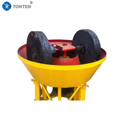 Máy nghiền vàng Mô hình 1200B mỏ vàng ướt Pan Mill ở Sudan