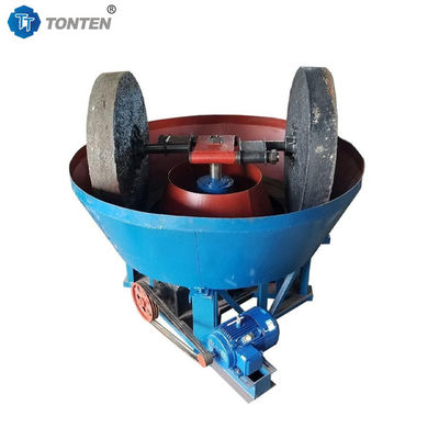 Máy nghiền ướt dạng con lăn để nghiền quặng vàng, máy nghiền khoáng sản
