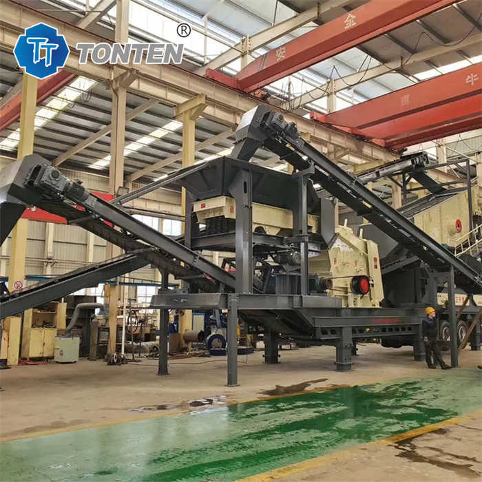 Nhà máy phân loại rác thải tự động cho xây dựng đất đá mỏi tái chế
