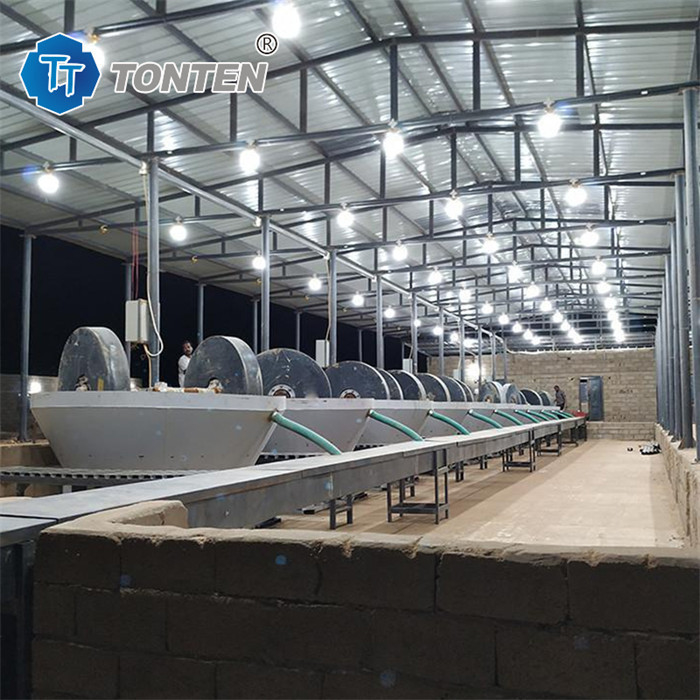 Máy nghiền vàng tròn ẩm ướt Pan Mill 1200 Gold Mining Separator For Africa