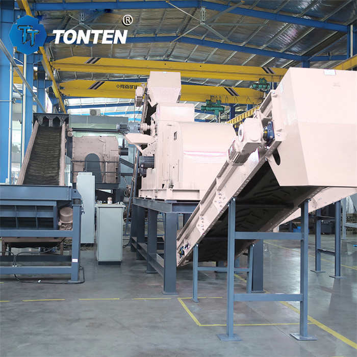 Máy phân loại kim loại phế liệu hoàn toàn tự động Lưới sản xuất tái chế