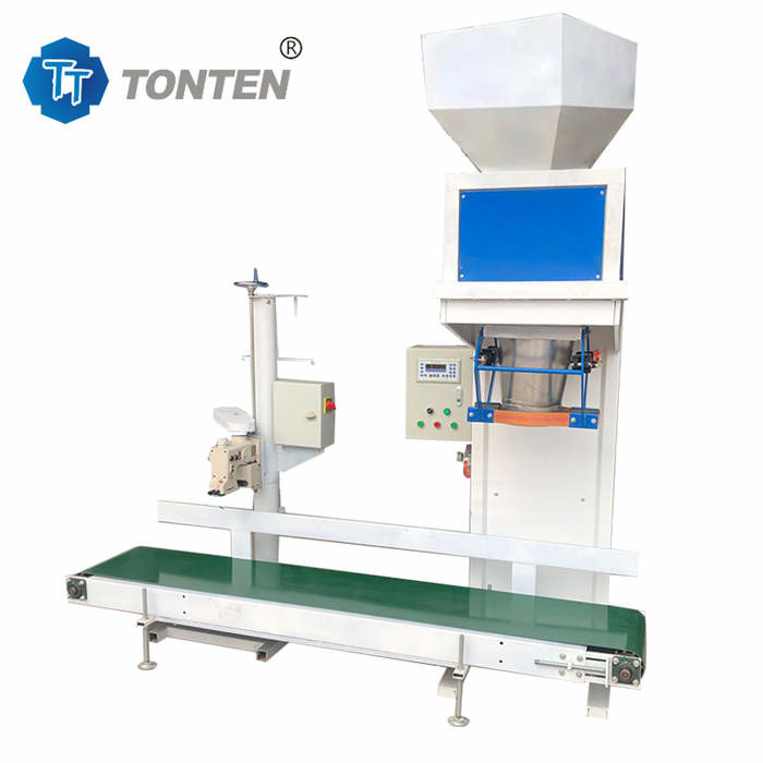 Máy cân và đóng túi hạt tự động cho bắp cho ăn gạo