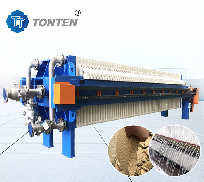 Máy ép lọc thủy lực khử nước xử lý nước thải bùn tách chất lỏng rắn