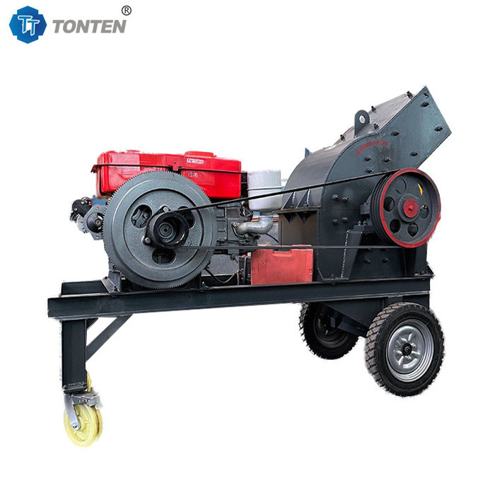 Máy nghiền búa Đá đá Đá bê tông Máy nghiền búa Dầu diesel