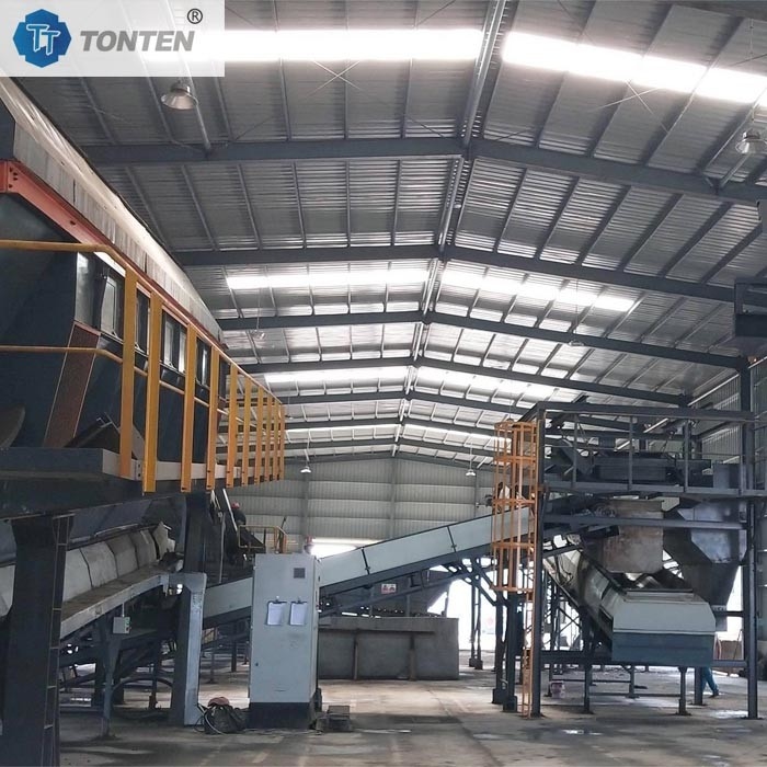 Nhà máy phân loại chất thải MSW công nghiệp Lưới sản xuất xử lý thu thập
