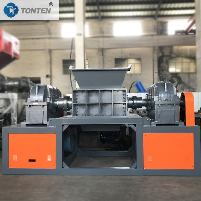 Máy băm xé túi dệt hai trục, băm vải cũ, gỗ