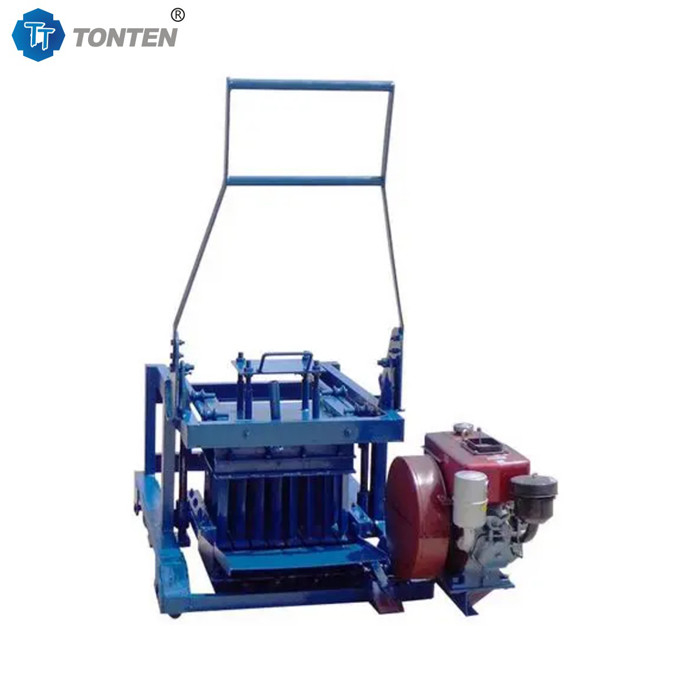 Máy chế tạo gạch diesel hiệu suất cao Máy chế tạo gạch rỗng bê tông