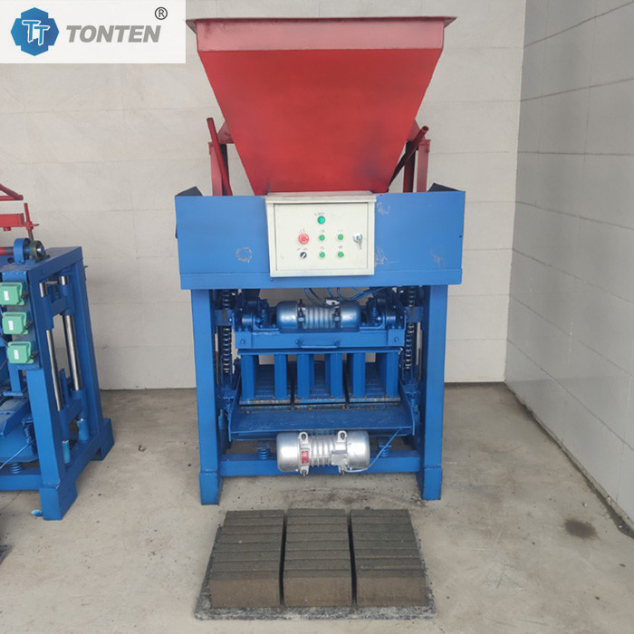 4-35B Hopper Block Molding Machine Đồ gạch thấm nhỏ và trung bình