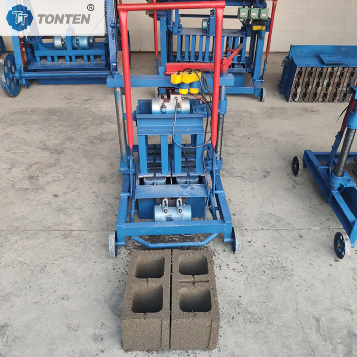 2-45 Máy làm gạch di động cỡ nhỏ sản lượng hàng ngày 2000-4500 khối