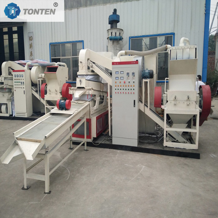 Cáp đồng Granulator Máy dây đai phân loại dây phủ đồng
