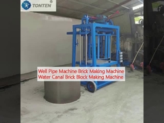 Well Pipe Machine Brick Making Machine Nước kênh Brick Block làm máy