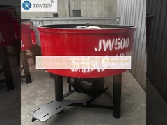 JW750 JW1000 loại máy trộn miệng phẳng đa chức năng trộn bê tông xi măng